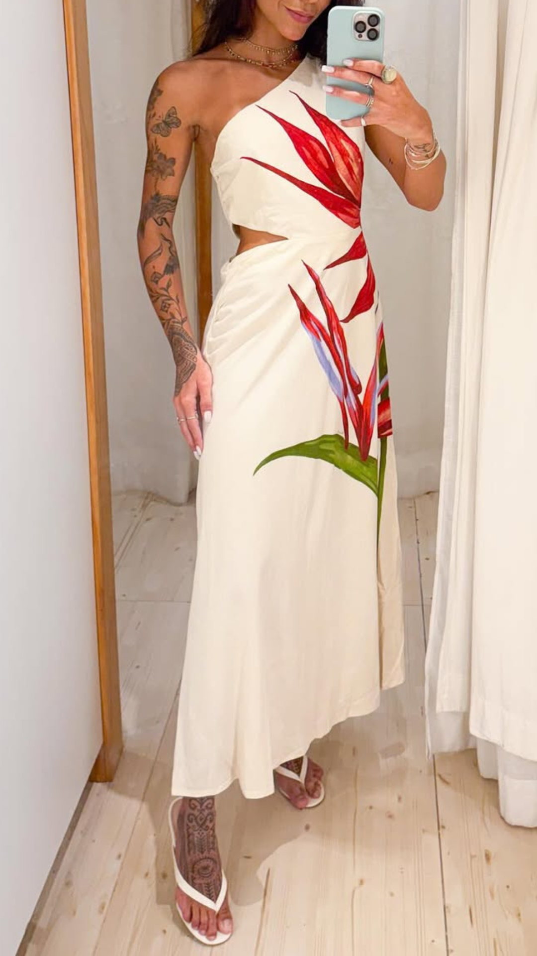 346232 | Vestido Estampado Maxi Estrelícia