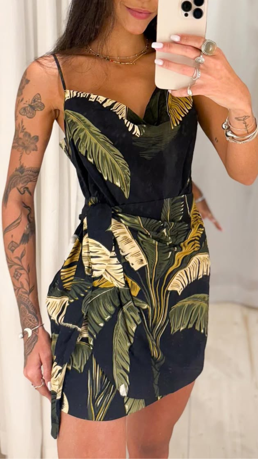 345543 | Vestido Curto Estampado Itacaré